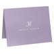 Classic Script Initial Folded Shimmer Note Cards Image 1 of 3